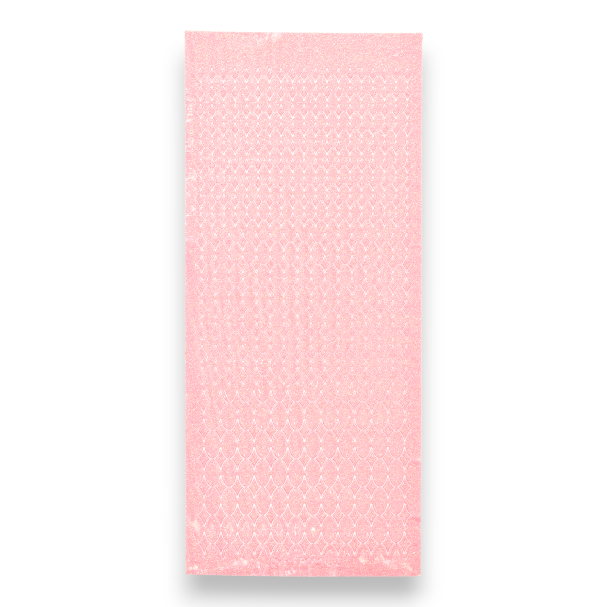 Mini Twinkle Pink Iridescent Glitter Peel-Off Stickers